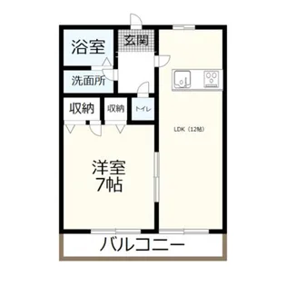 愛知県豊橋市瓦町通2丁目【マンション】の間取り
