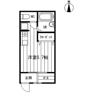 ドエル福船【1階】の間取り