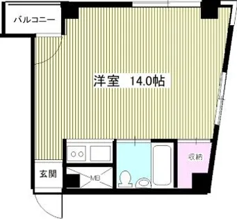 祇園ZENビル【3階】の間取り