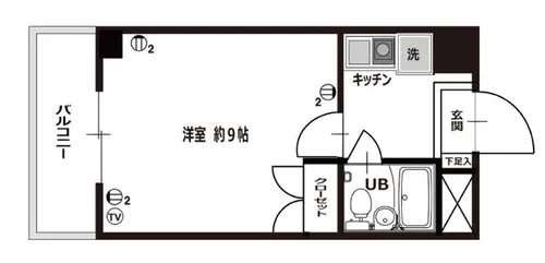 宇佐美ビル 705号室【705号室】の間取り