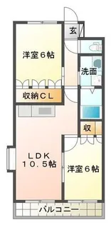 グランドシャトーⅠ【2階】の間取り