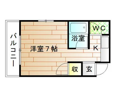 ふかがわビル【306号室】の間取り