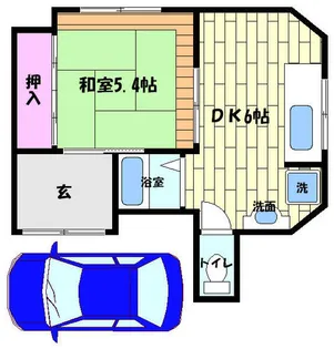 兵庫県神戸市東灘区魚崎西町4丁目【マンション】の間取り