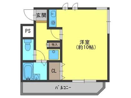 クレッセント逆瀬川【406号室】の間取り