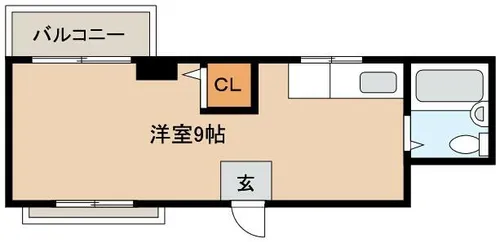 兵庫県神戸市東灘区御影山手2丁目【マンション】の間取り