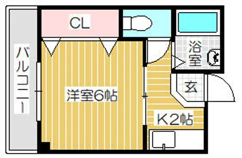森井マンション【3階】の間取り