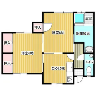 宮崎アパート【1号室】の間取り