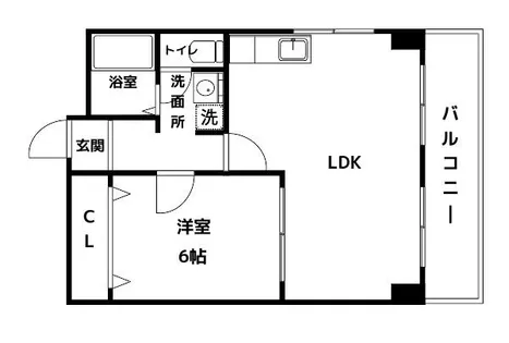 ナンノ第5号館【1階】の間取り