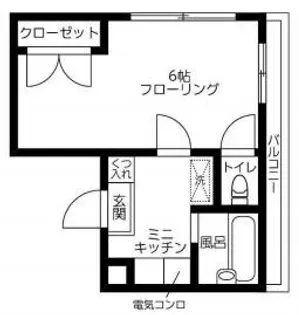 KYマンション【3階】の間取り