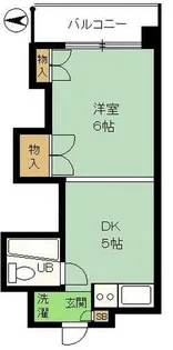 ノースタウンハウス【715号室】の間取り