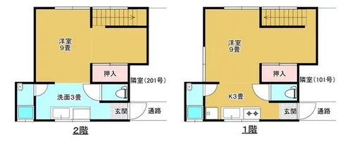 シティコーポ中央【202号室】の間取り