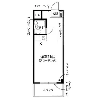 ユトリロつつじが丘【205号室】の間取り