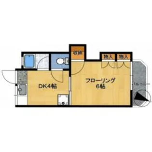 エスポアールマンション【2階】の間取り