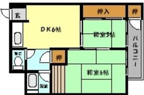兵庫県神戸市東灘区御影本町5丁目【マンション】の間取り