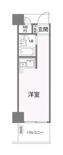 セントラルハイツ湊川【4階】の間取り