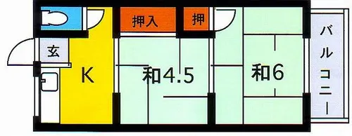 小林文化【2階】の間取り