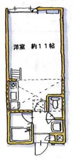 セザンヌ王ヶ崎【2階】の間取り