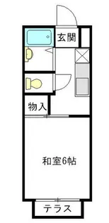 サムハイツ【1階】の間取り