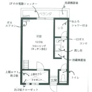 セザンヌ新栄【111号室】の間取り