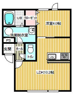 フォレスト【3階】の間取り