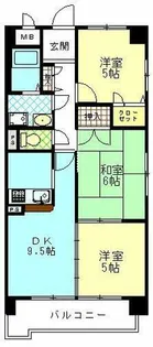 愛知県名古屋市緑区平手北1丁目【マンション】の間取り