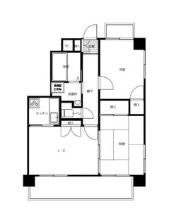 グランピアウエスト【101号室】の間取り
