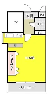 ユーロハイツ池下【3A号室】の間取り