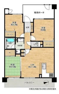 クレスタ三国ヶ丘センツィオ【1004号室】の間取り