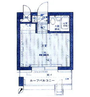 ライオンズマンション薬院駅南【11階】の間取り