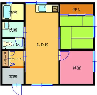 コーポナルミ【201号室】の間取り