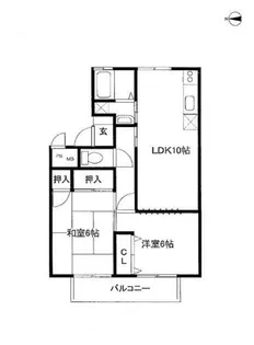 パークサイドツクダ【2階】の間取り