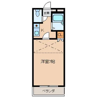 シルクハイツ【105号室】の間取り