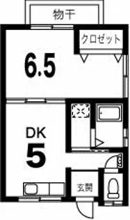 ハイツ和泉【2階】の間取り