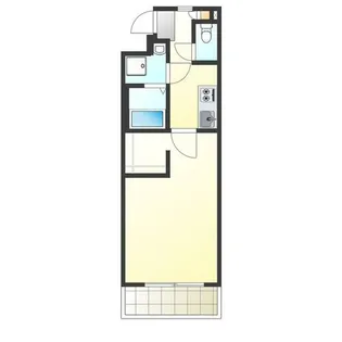 パレス15【405号室】の間取り