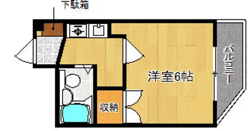 プラザクレバーⅠ【2階】の間取り