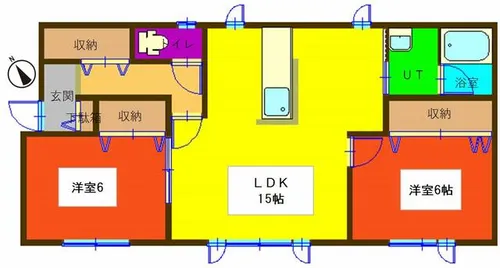 アクアプラネット【102号室】の間取り