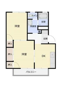 サークルエイト篠山【501号室】の間取り