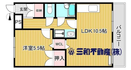 コーポラスF3【3階】の間取り