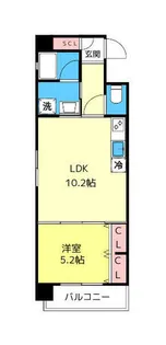 Demeure Gokiso【301号室】の間取り