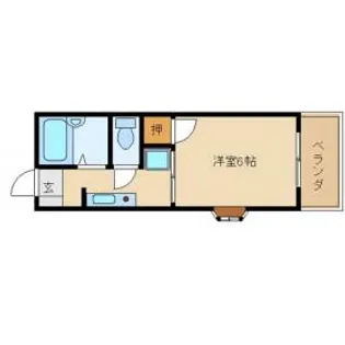 兵庫県神戸市長田区重池町2丁目【アパート】の間取り