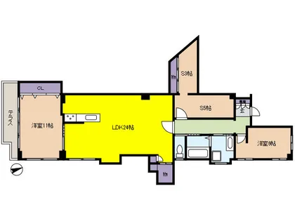 メゾン美貴【1階】の間取り