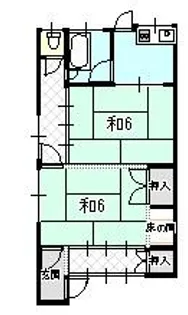 清美荘【103号室】の間取り