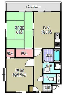メゾンおばやし【1階】の間取り