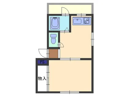 大阪府大阪市天王寺区勝山1丁目【マンション】の間取り