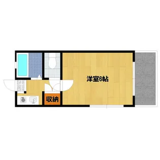 兵庫県姫路市手柄2丁目【アパート】の間取り