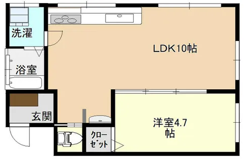 福岡県北九州市門司区高田1丁目【アパート】の間取り