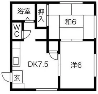 ブルーメゾン白壁【1階】の間取り