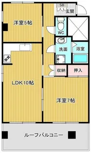 完康ハイツ【4階】の間取り
