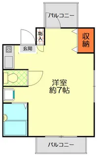 ラジャーコート王子【3階】の間取り