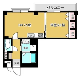 Maison Asahi【2-C号室】の間取り